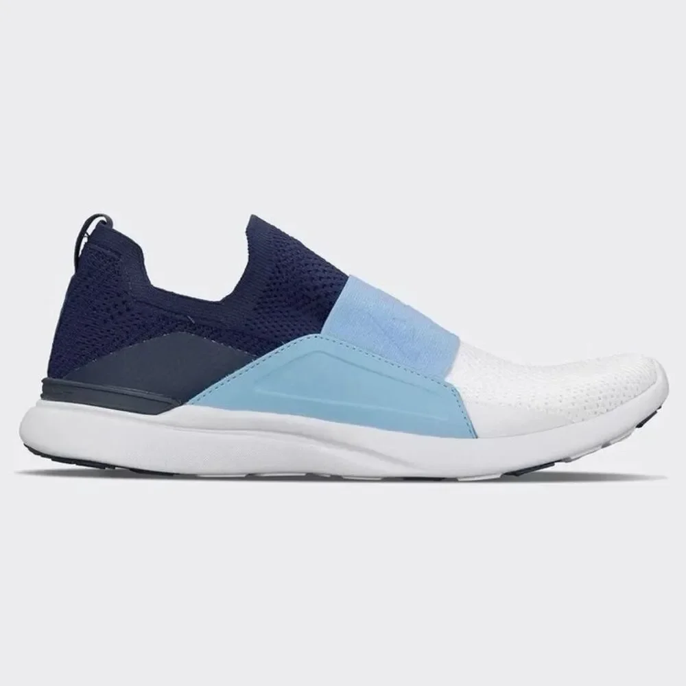 APL Men’s TechLoom Bliss Running Shoe - Navy/Carolina Blue/White - 9 stretch